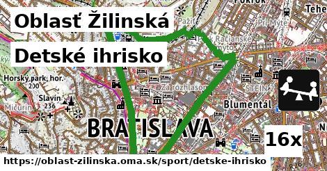 Detské ihrisko, Oblasť Žilinská