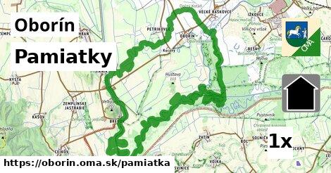 pamiatky v Oborín