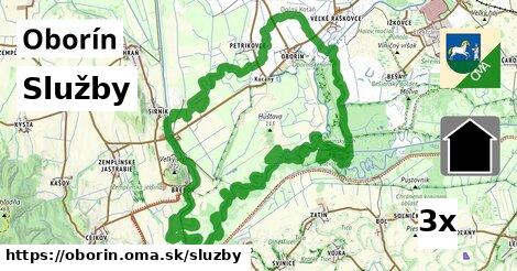 služby v Oborín