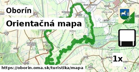 Orientačná mapa, Oborín