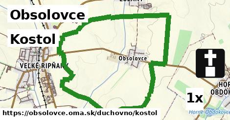 Kostol, Obsolovce