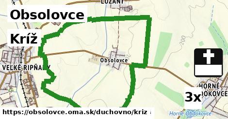 Kríž, Obsolovce