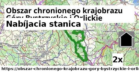 Nabíjacia stanica, Obszar chronionego krajobrazu Góry Bystrzyckie i Orlickie