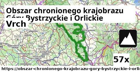Vrch, Obszar chronionego krajobrazu Góry Bystrzyckie i Orlickie