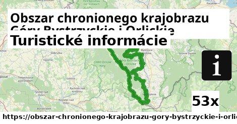 Turistické informácie, Obszar chronionego krajobrazu Góry Bystrzyckie i Orlickie