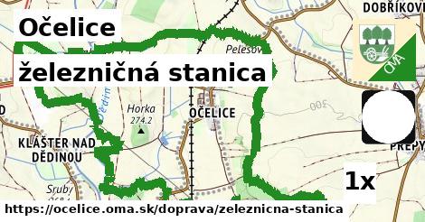 železničná stanica, Očelice