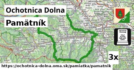 pamätník v Ochotnica Dolna