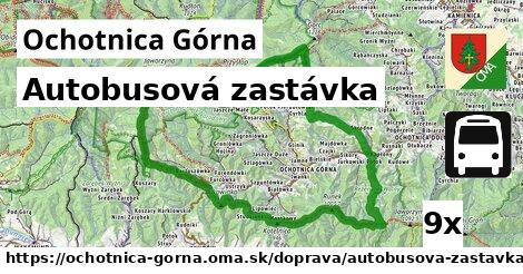 autobusová zastávka v Ochotnica Górna