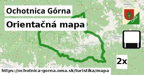 orientačná mapa v Ochotnica Górna