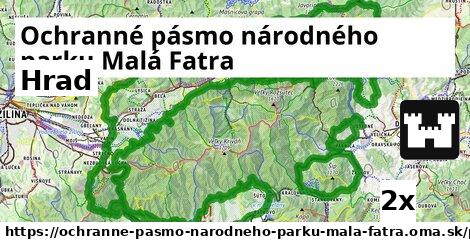 Hrad, Ochranné pásmo národného parku Malá Fatra