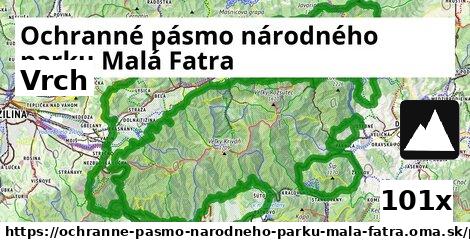 Vrch, Ochranné pásmo národného parku Malá Fatra