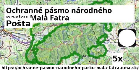 Pošta, Ochranné pásmo národného parku Malá Fatra