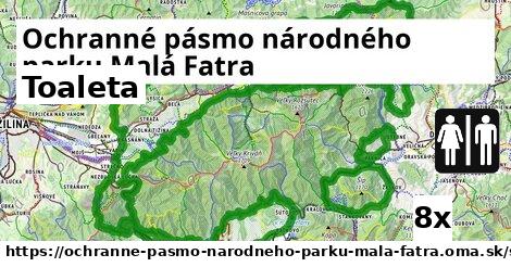 Toaleta, Ochranné pásmo národného parku Malá Fatra