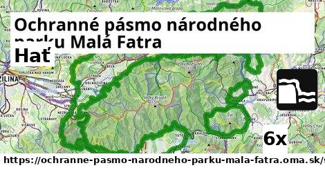 Hať, Ochranné pásmo národného parku Malá Fatra