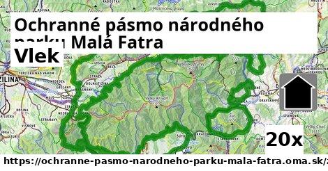 Vlek, Ochranné pásmo národného parku Malá Fatra