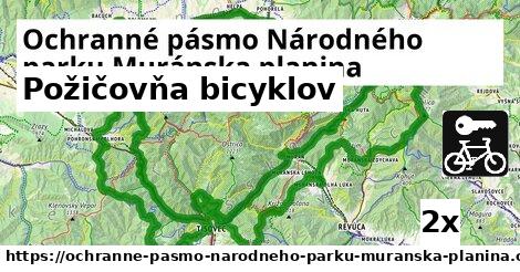 Požičovňa bicyklov, Ochranné pásmo Národného parku Muránska planina