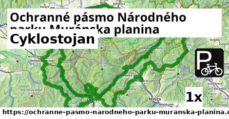 Cyklostojan, Ochranné pásmo Národného parku Muránska planina