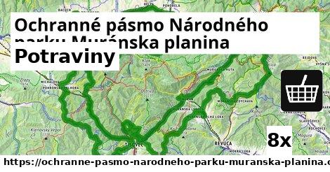 Potraviny, Ochranné pásmo Národného parku Muránska planina