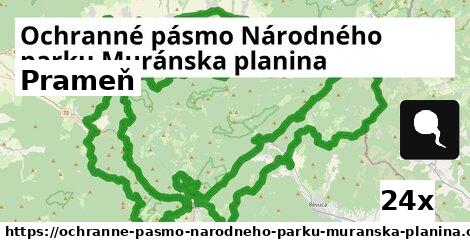 Prameň, Ochranné pásmo Národného parku Muránska planina