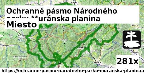 Miesto, Ochranné pásmo Národného parku Muránska planina