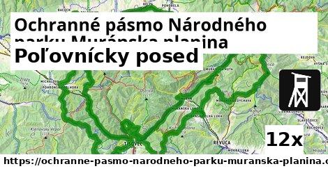 Poľovnícky posed, Ochranné pásmo Národného parku Muránska planina