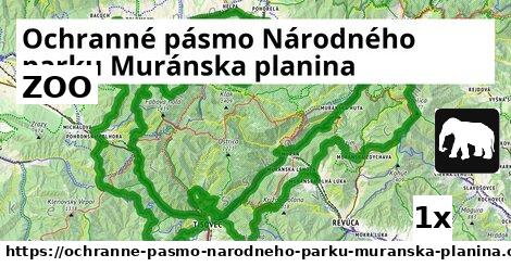 ZOO, Ochranné pásmo Národného parku Muránska planina