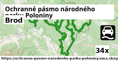 Brod, Ochranné pásmo národného parku Poloniny