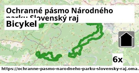 bicykel v Ochranné pásmo Národného parku Slovenský raj