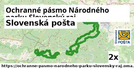 Slovenská pošta, Ochranné pásmo Národného parku Slovenský raj