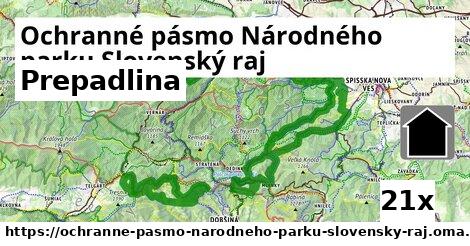 Prepadlina, Ochranné pásmo Národného parku Slovenský raj