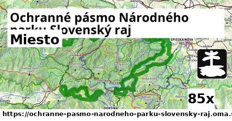 Miesto, Ochranné pásmo Národného parku Slovenský raj