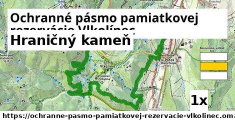 Hraničný kameň, Ochranné pásmo pamiatkovej rezervácie Vlkolínec