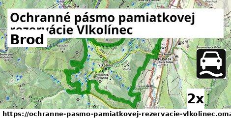 Brod, Ochranné pásmo pamiatkovej rezervácie Vlkolínec