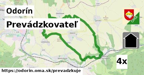 prevádzkovateľ v Odorín