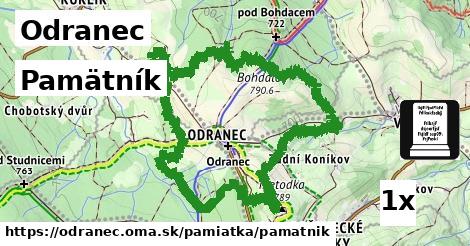 Pamätník, Odranec