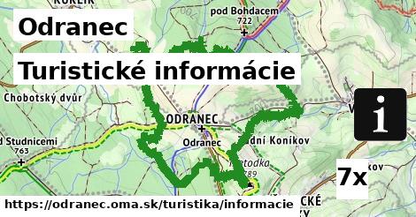 Turistické informácie, Odranec