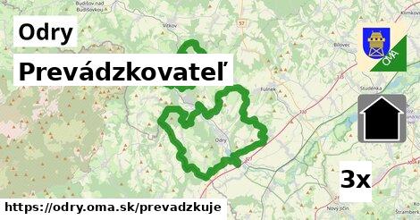 prevádzkovateľ v Odry