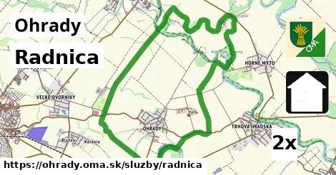 Radnica, Ohrady