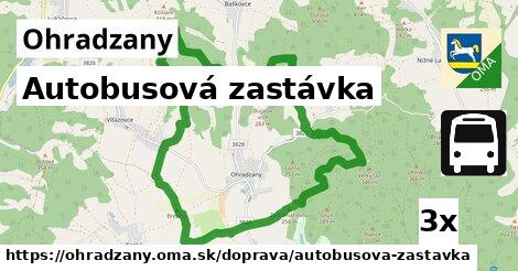 Autobusová zastávka, Ohradzany