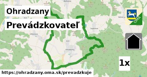 prevádzkovateľ v Ohradzany