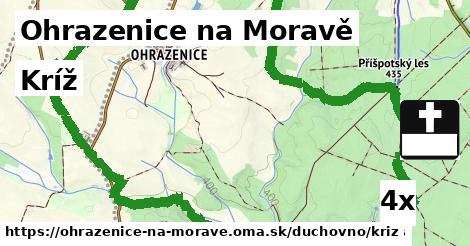 Kríž, Ohrazenice na Moravě