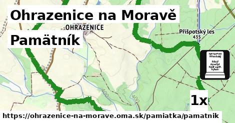Pamätník, Ohrazenice na Moravě