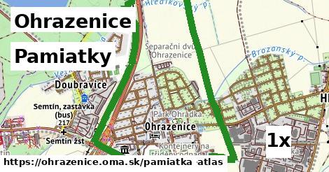 pamiatky v Ohrazenice