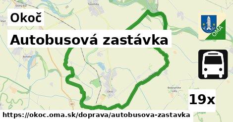 Autobusová zastávka, Okoč