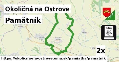 Pamätník, Okoličná na Ostrove