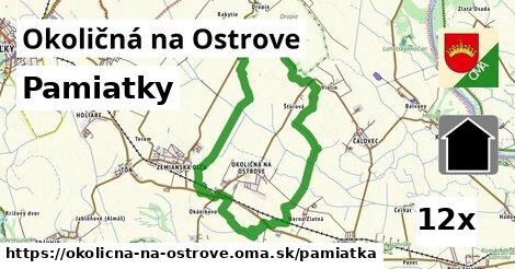 pamiatky v Okoličná na Ostrove