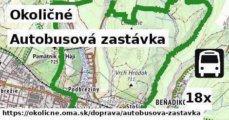 Autobusová zastávka, Okoličné