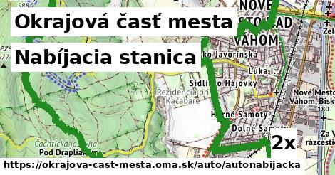 nabíjacia stanica v Okrajová časť mesta