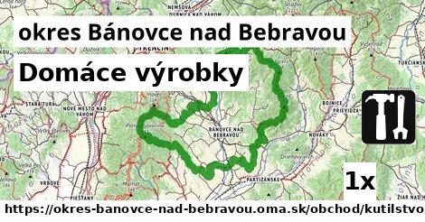 Domáce výrobky, okres Bánovce nad Bebravou