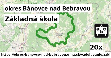 Základná škola, okres Bánovce nad Bebravou